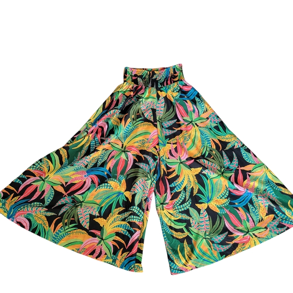Live 4 Truth Colorful Tropical Wide-Leg Pants